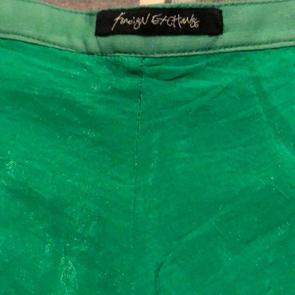 Green Ruffle Shorts - Picture 4 of 5